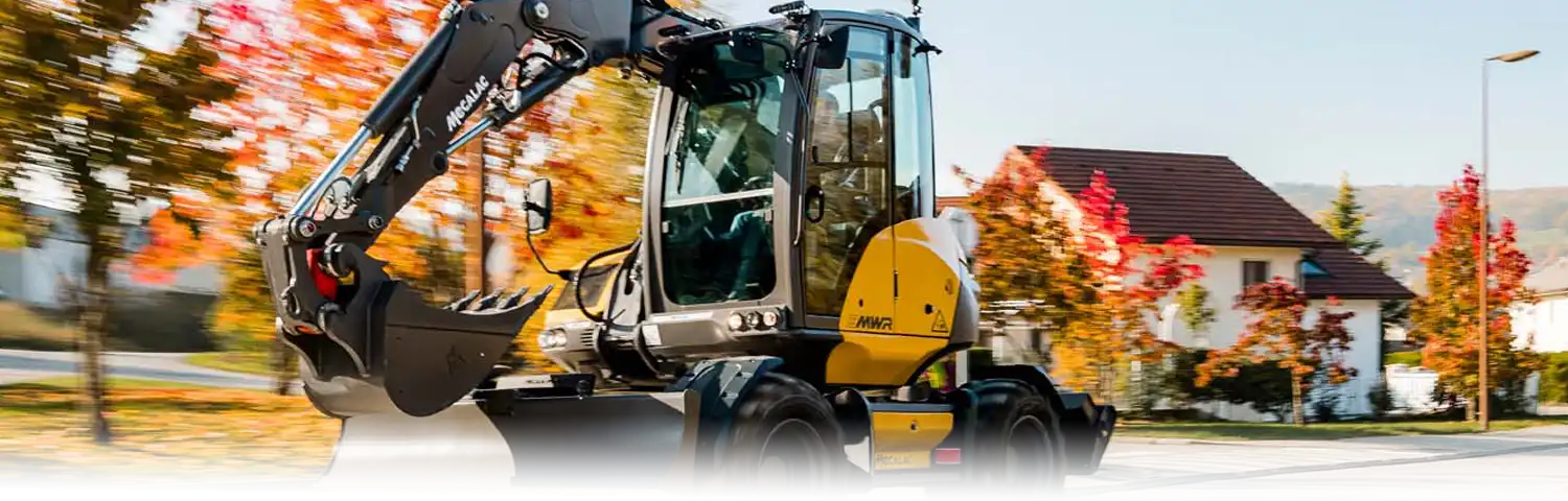 Mobilbagger von Mecalac und mehr