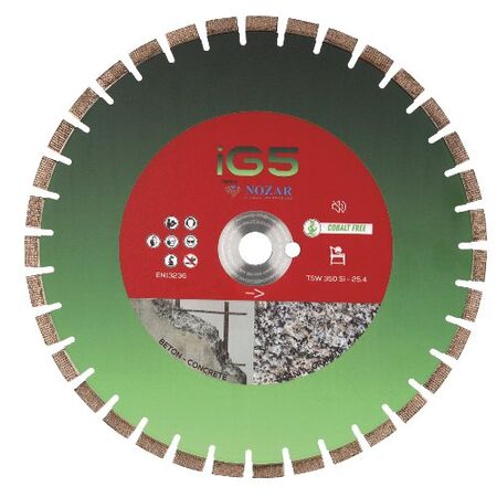  Diamantscheiben Nozar Diamantscheibe iG5 silent - TSW 350 x 25,4 mm - für Tischsäge 12467432